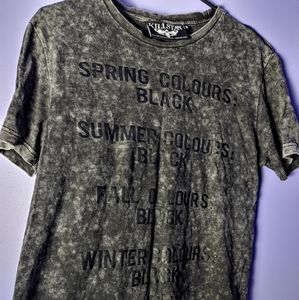 Black tye dye Killstar black for all seasons tee